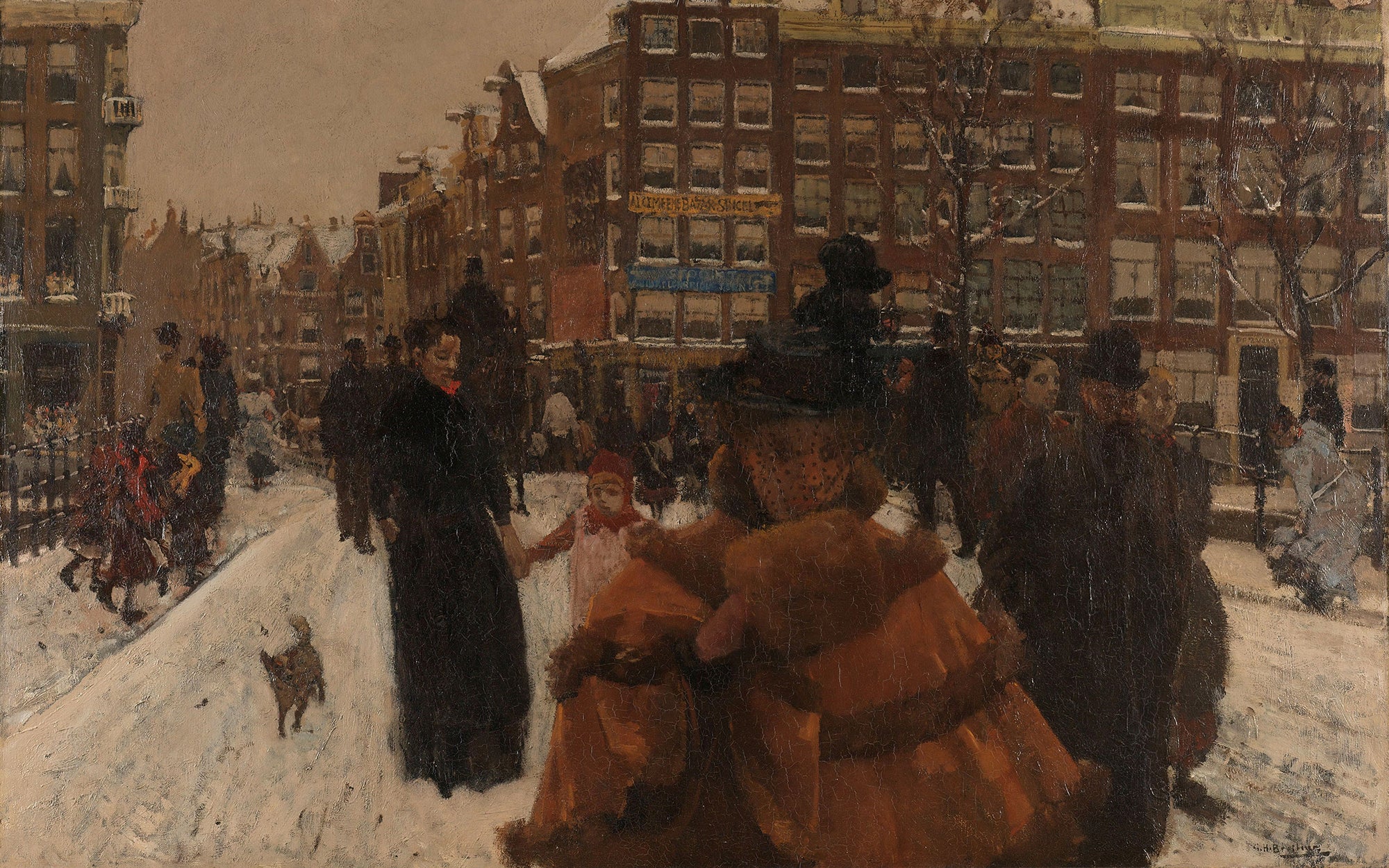 De Singelbrug bij de Paleisstraat