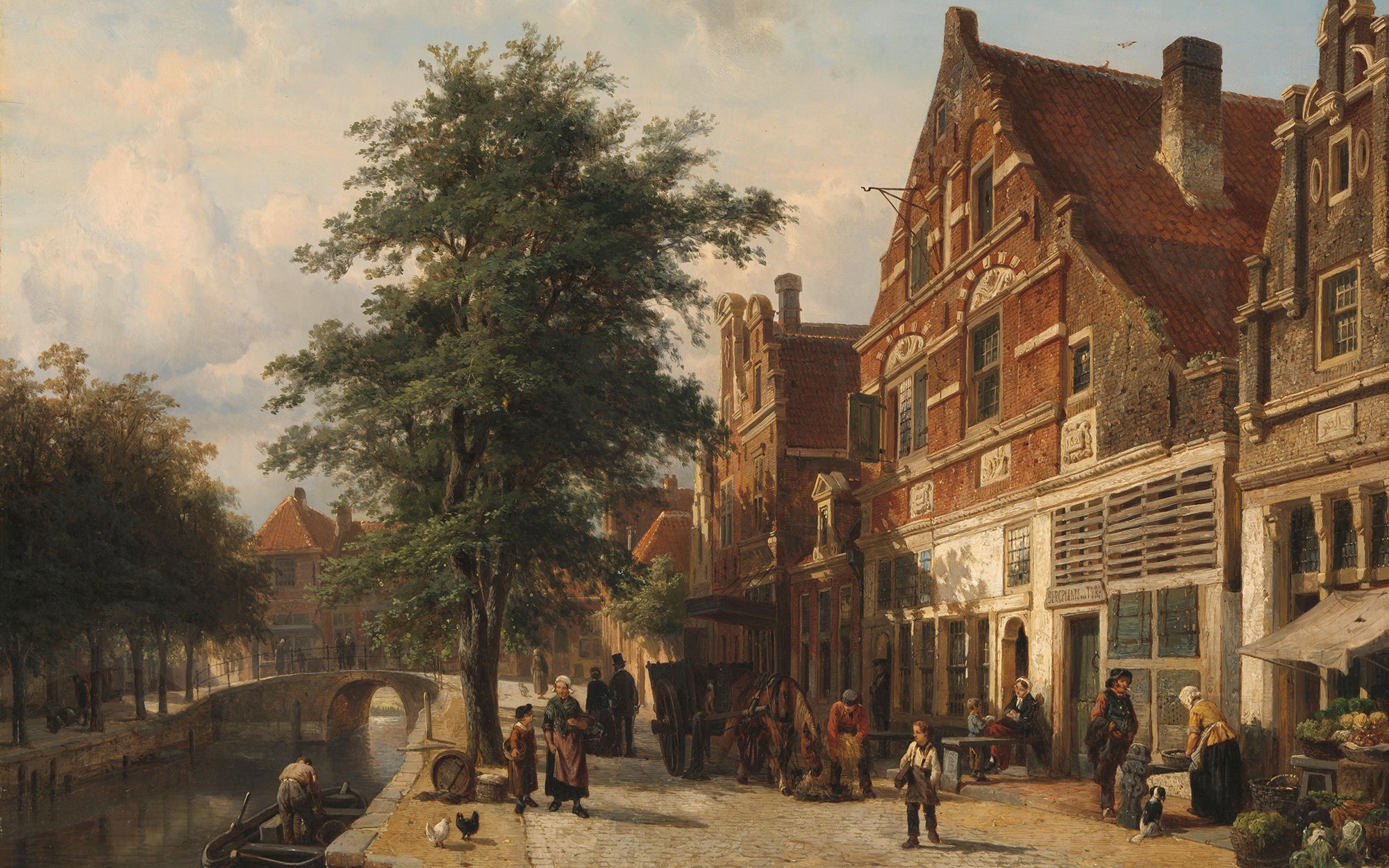 De Zuiderhavendijk in Enkhuizen