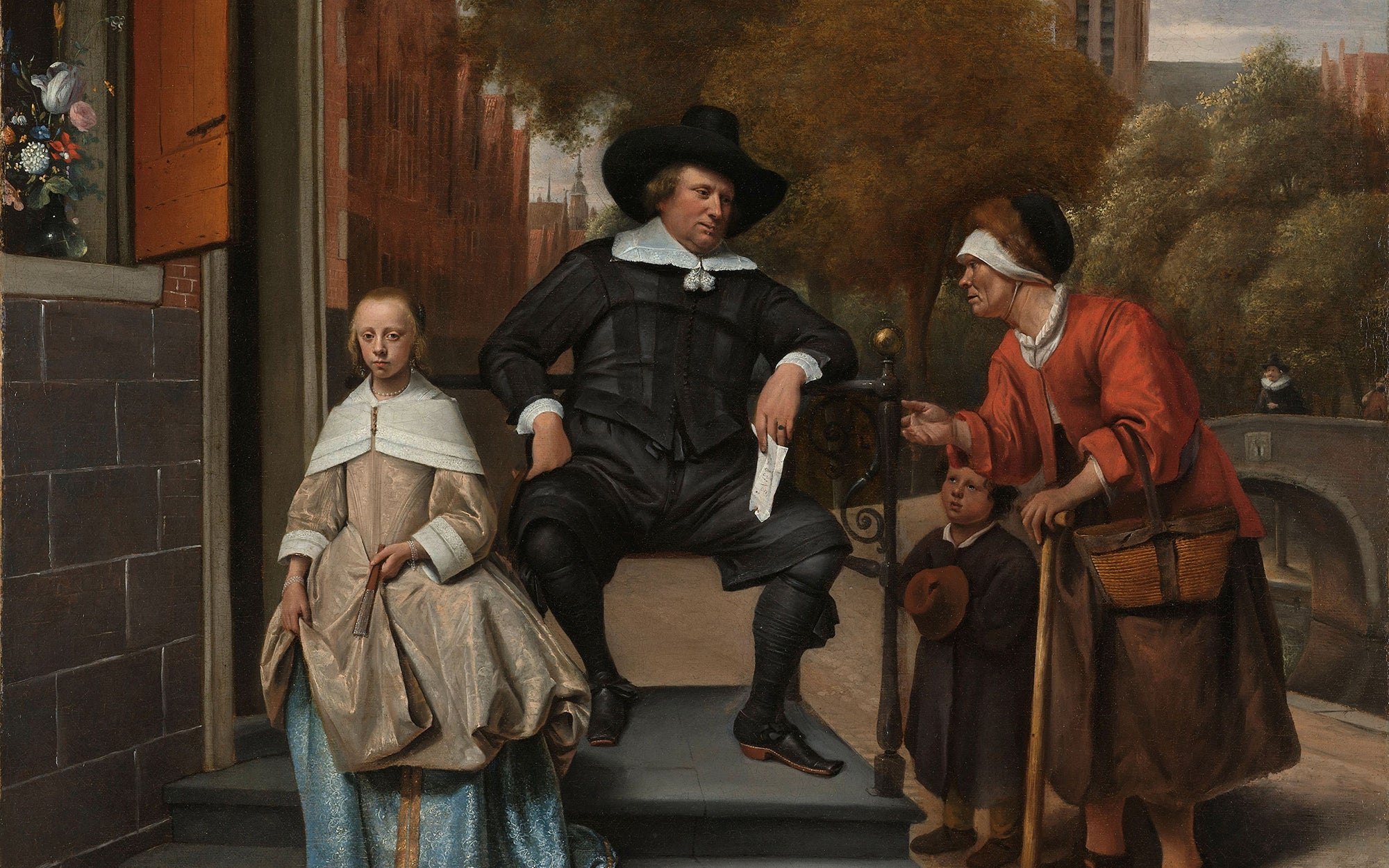 De burgemeester van Delft en zijn dochter