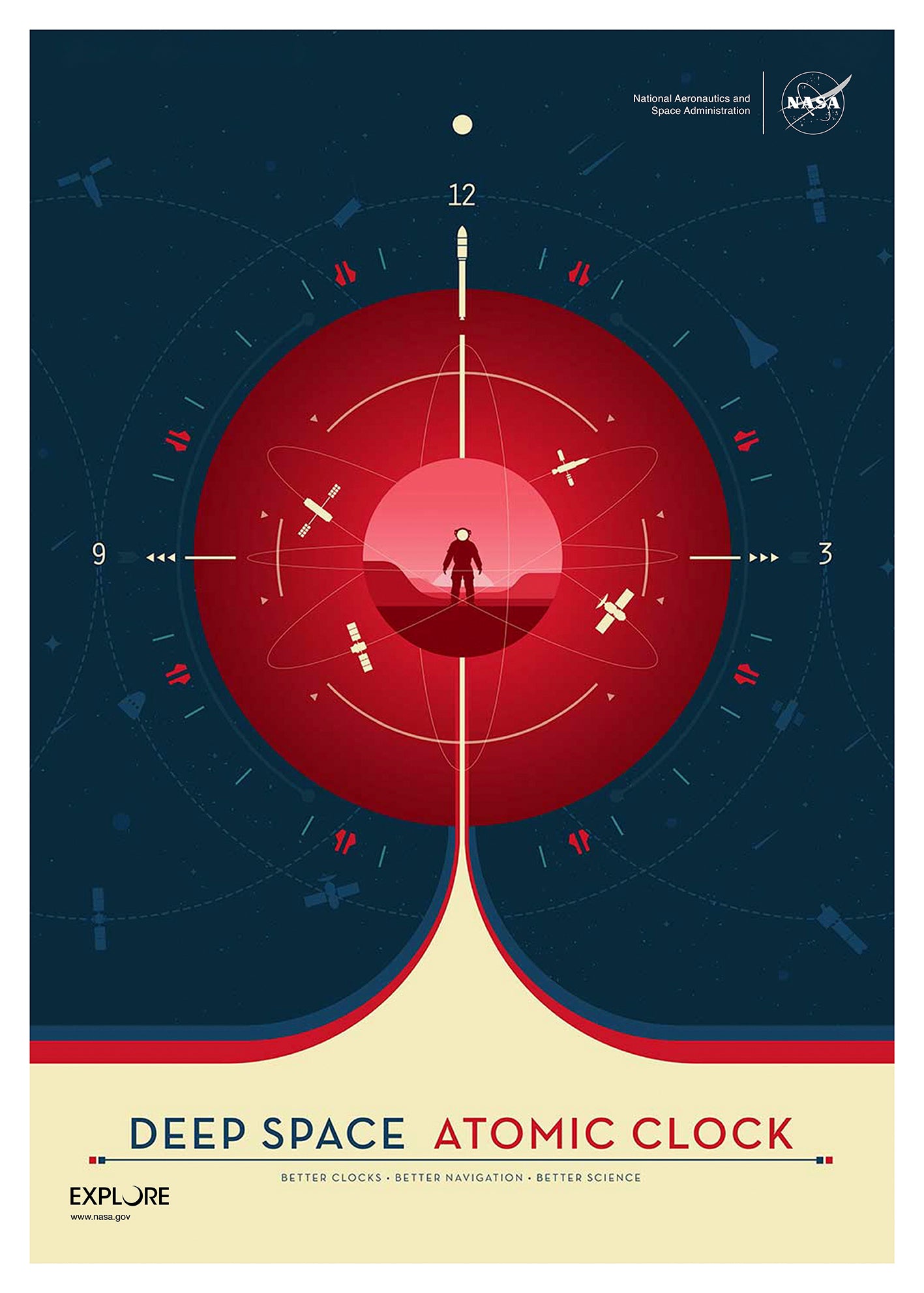 Deep Space Atomic Clock (Red)