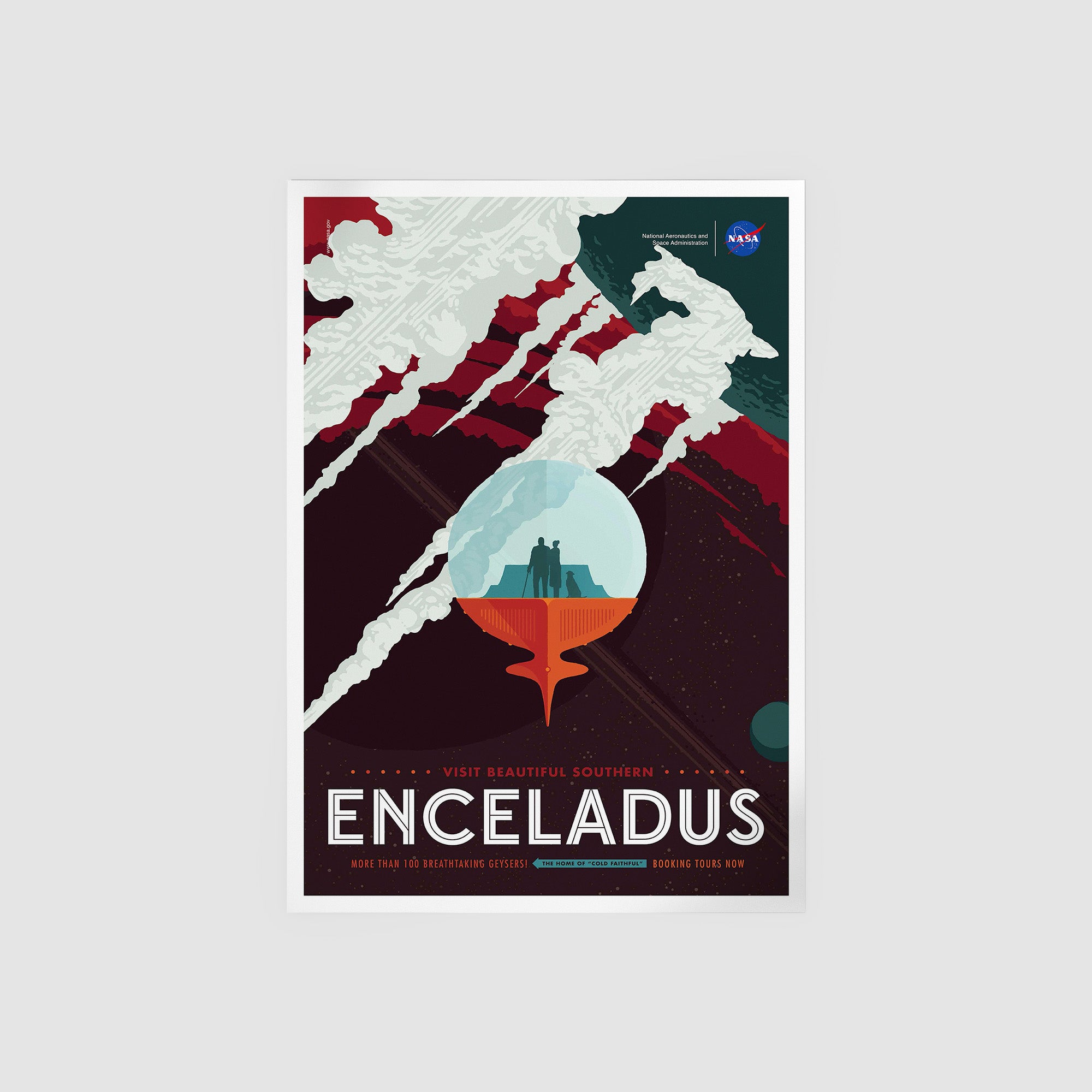 Beautiful Southern Enceladus
