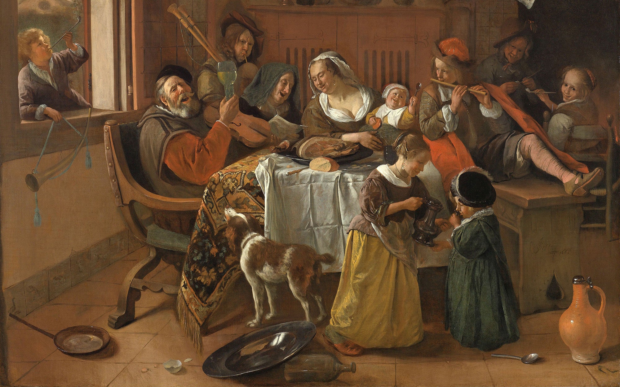 Het vrolijke huisgezin