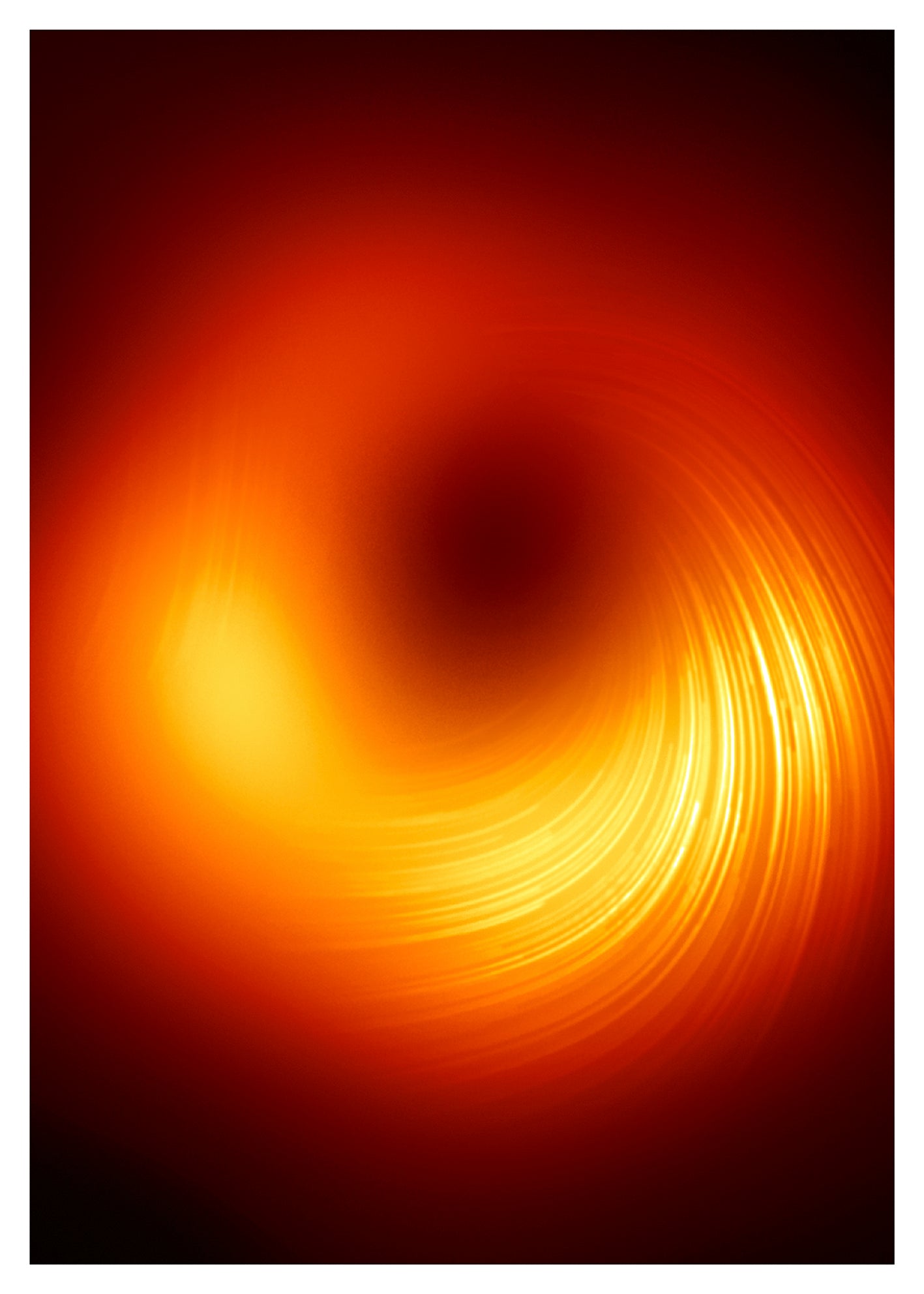 Messier 87 Black Hole Polarised