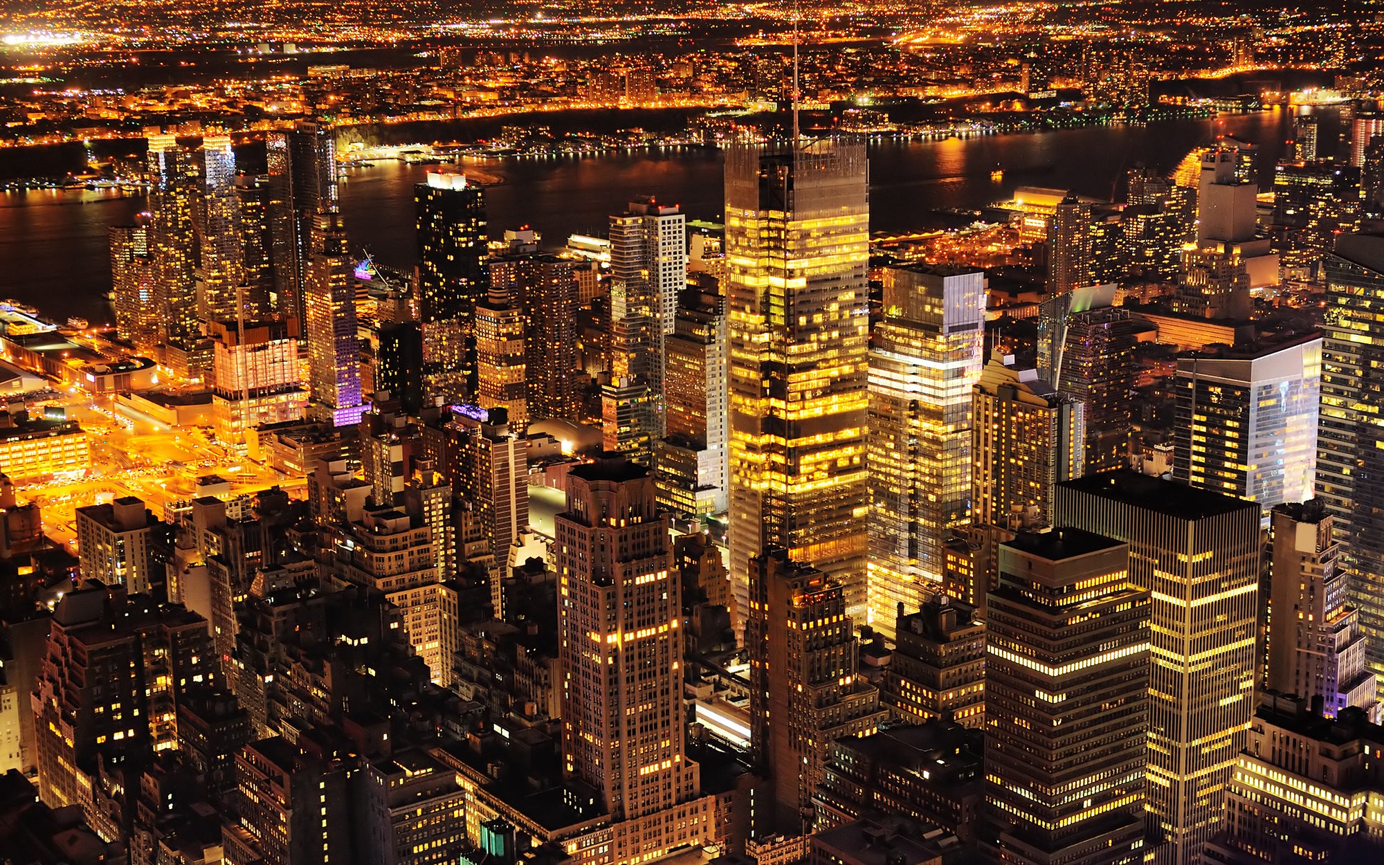 Nachtelijk Manhattan