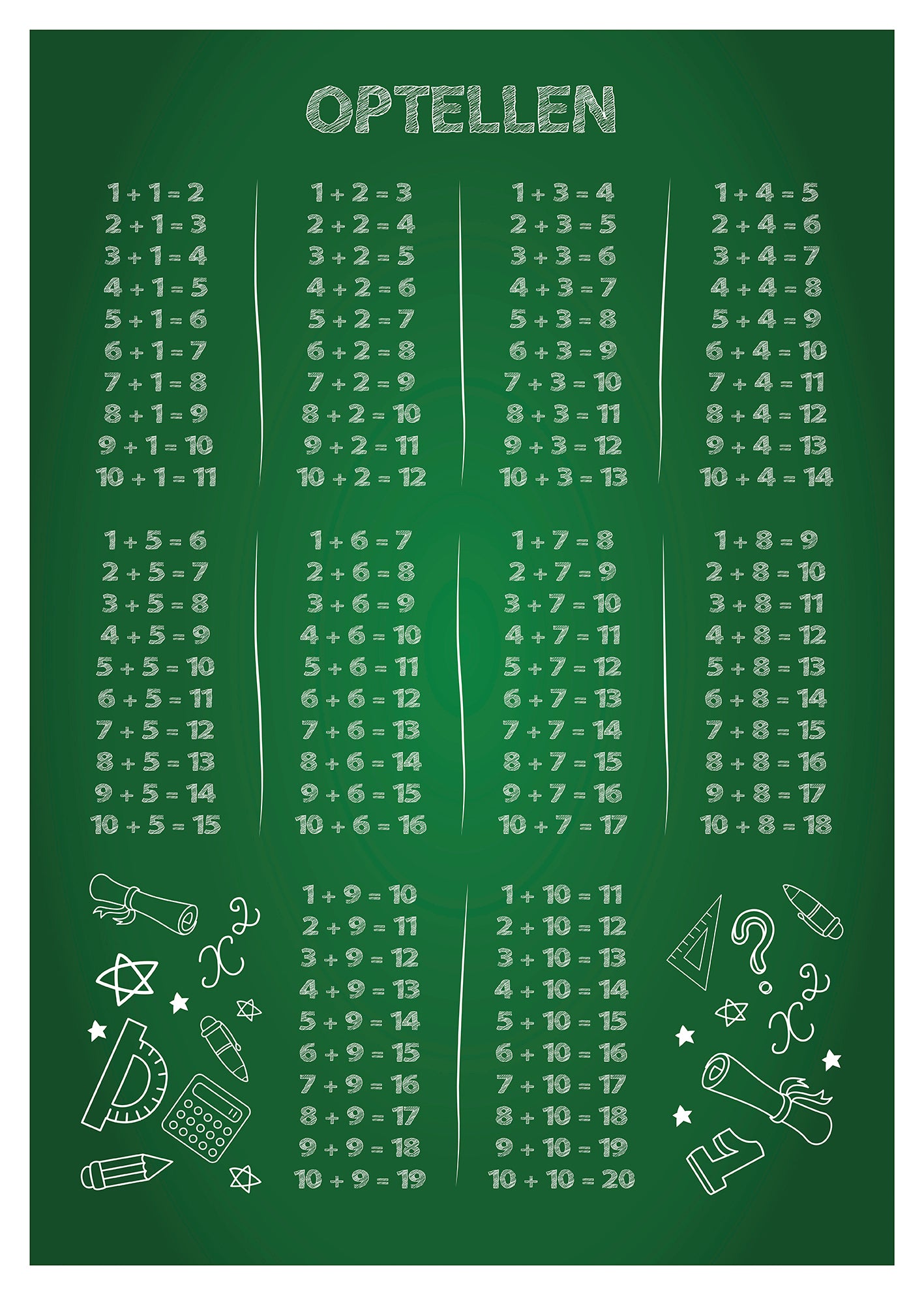 Optellen (groen)