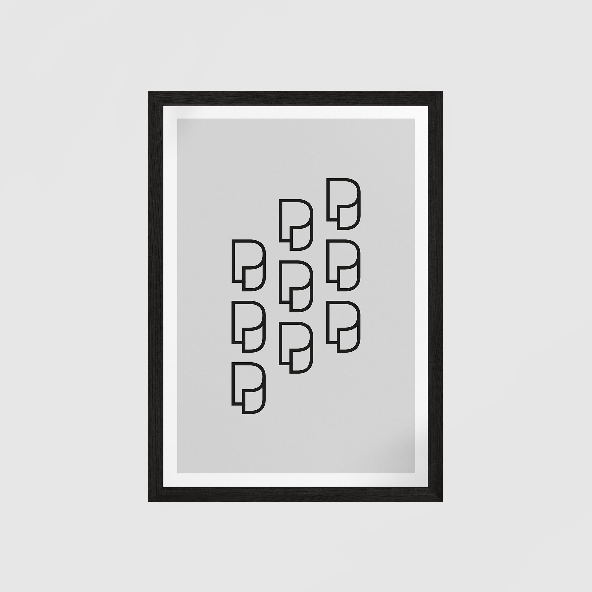 Poster Frame - Black Wood