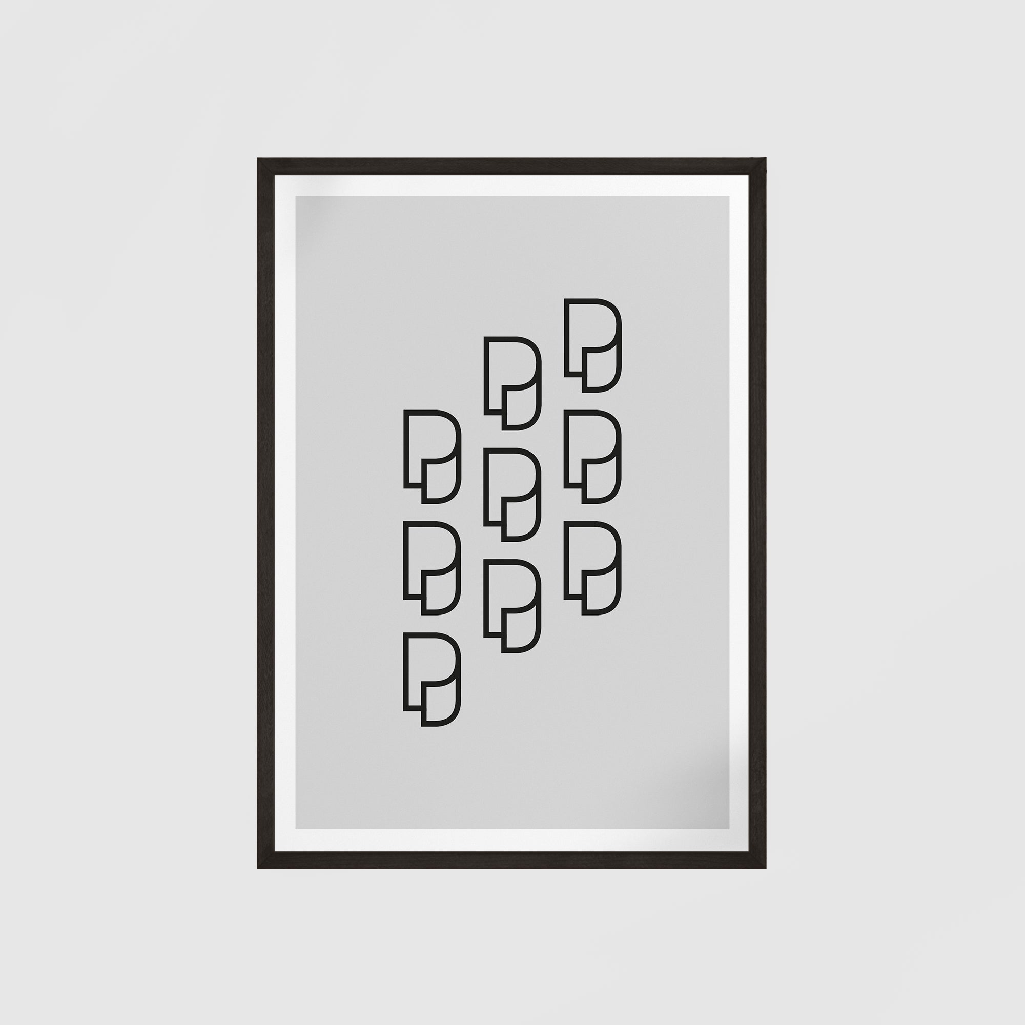 Poster Frame - Black Wood