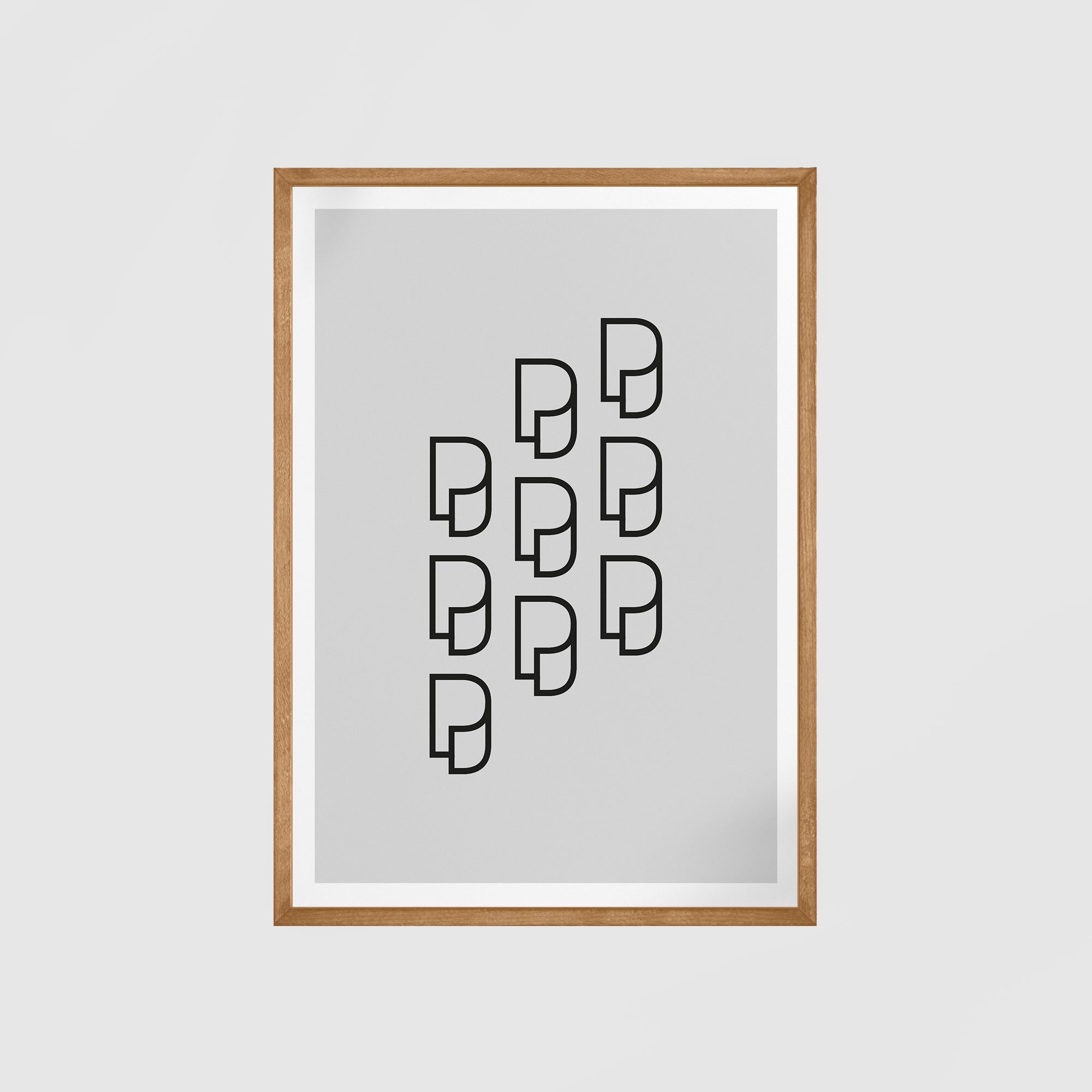 Poster Frame - Oak Wood