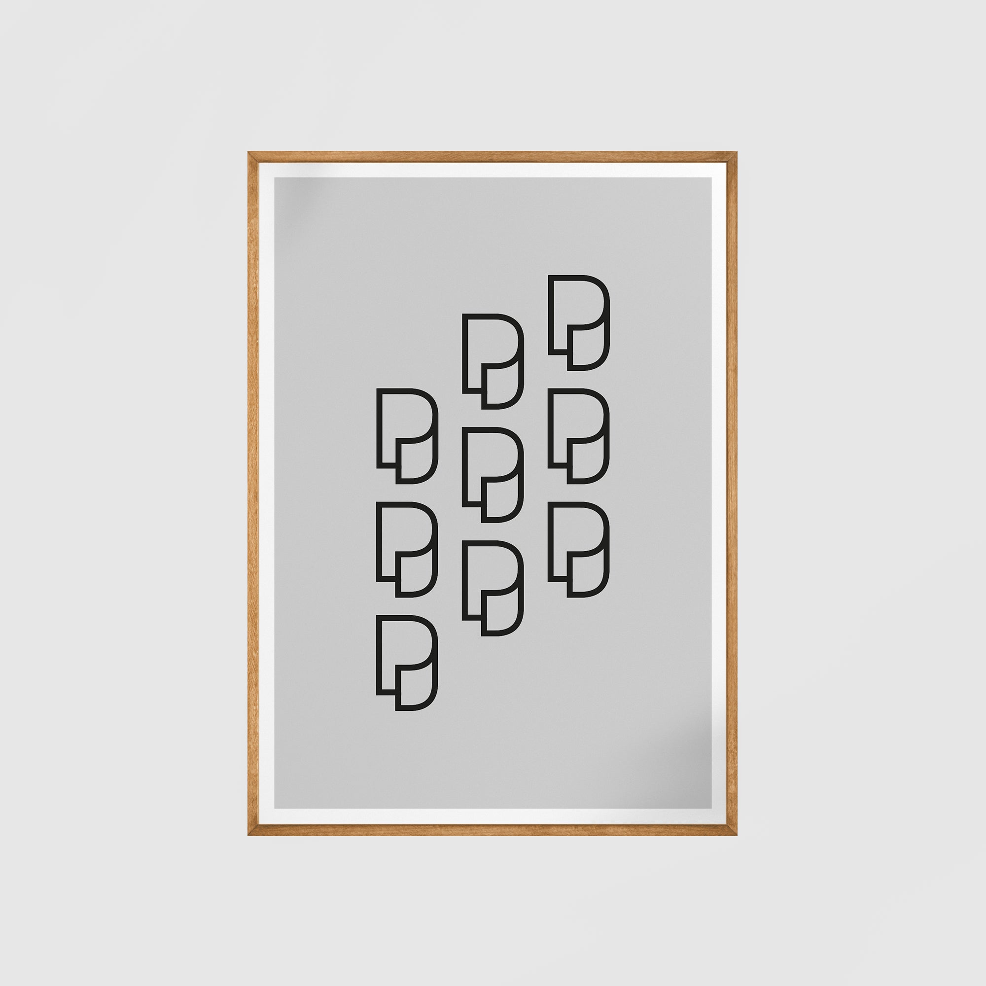 Poster Frame - Oak Wood