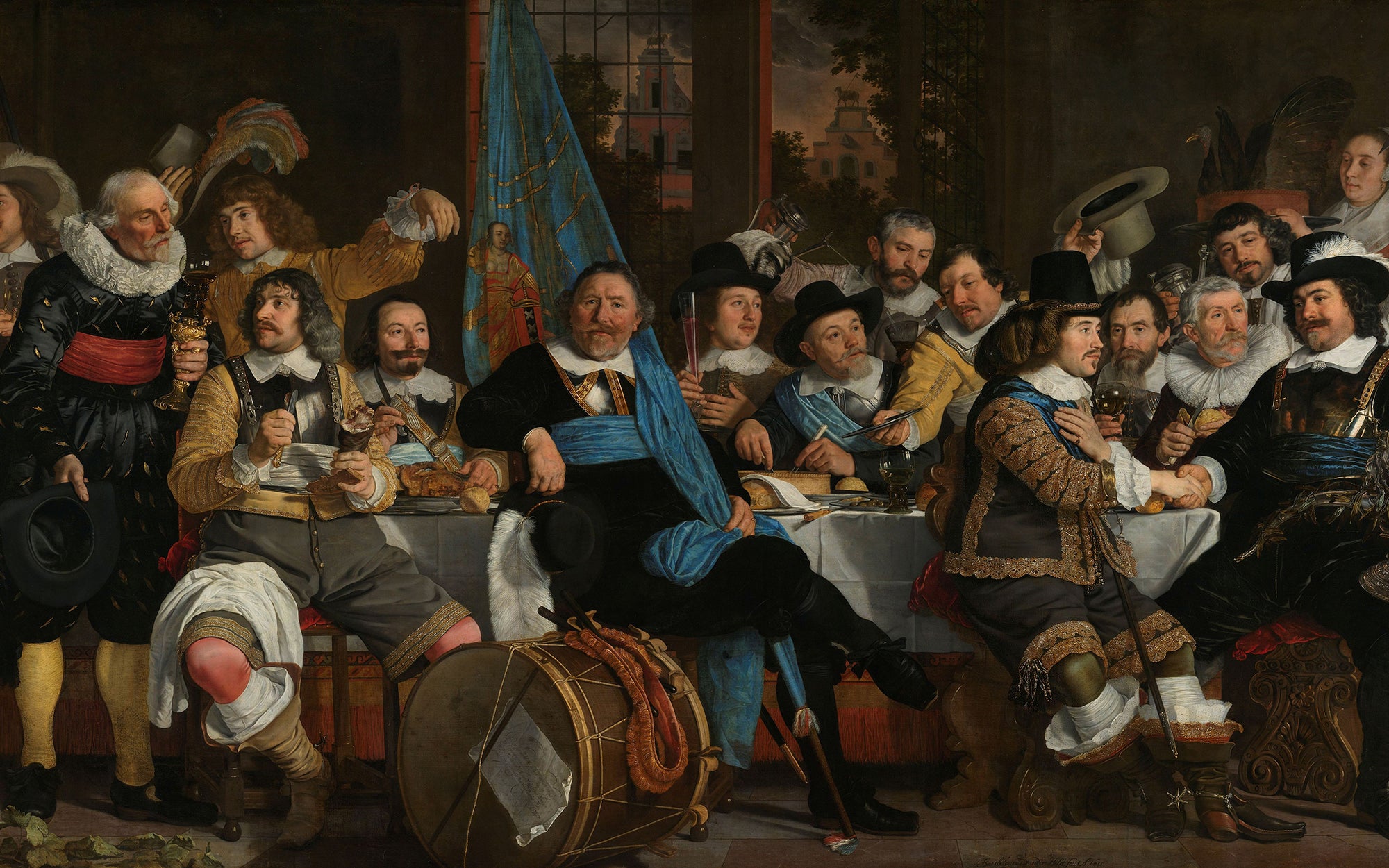 Schuttersmaaltijd ter viering van de Vrede van Munster