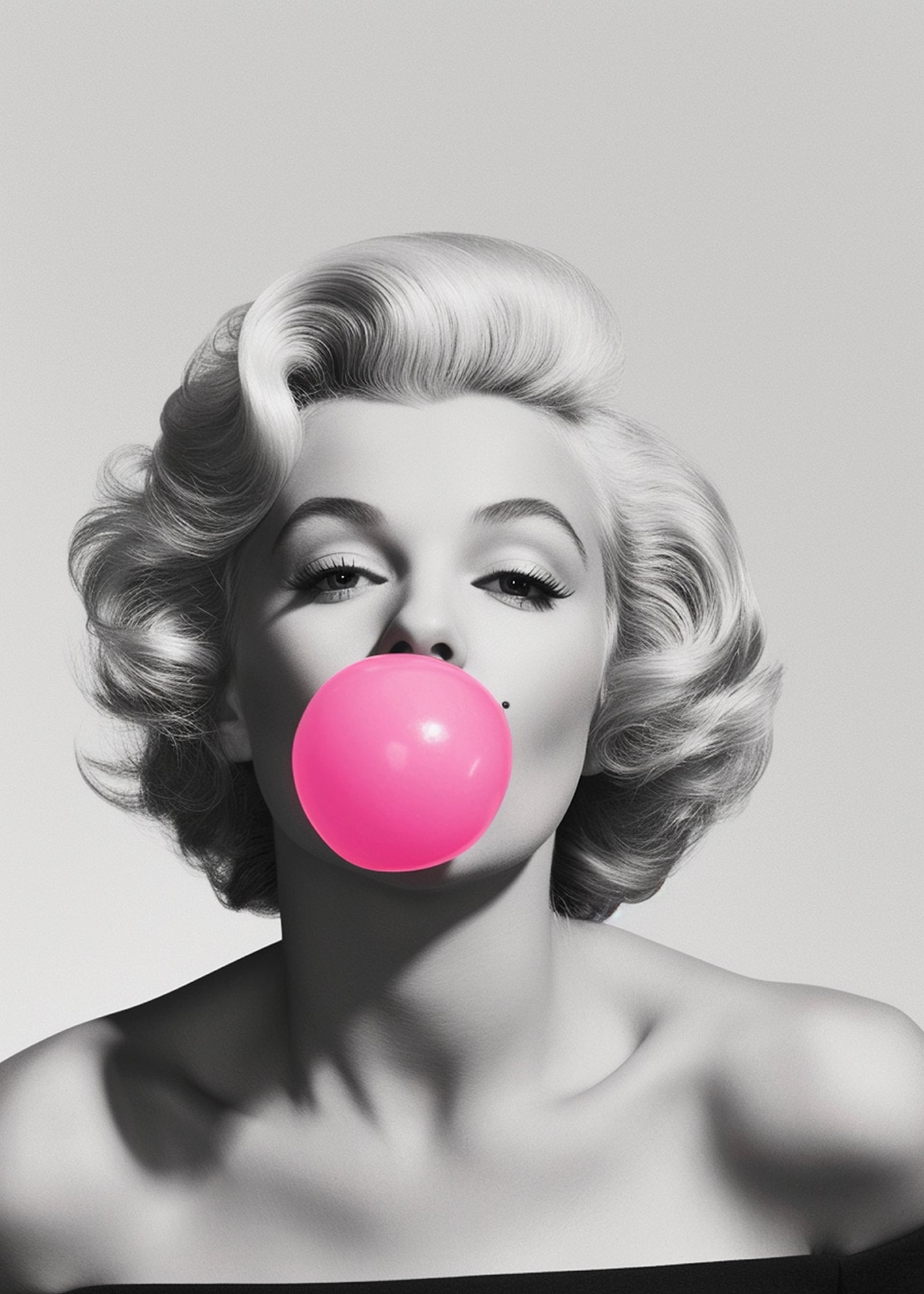 Silver Screen Blowing Monroe
