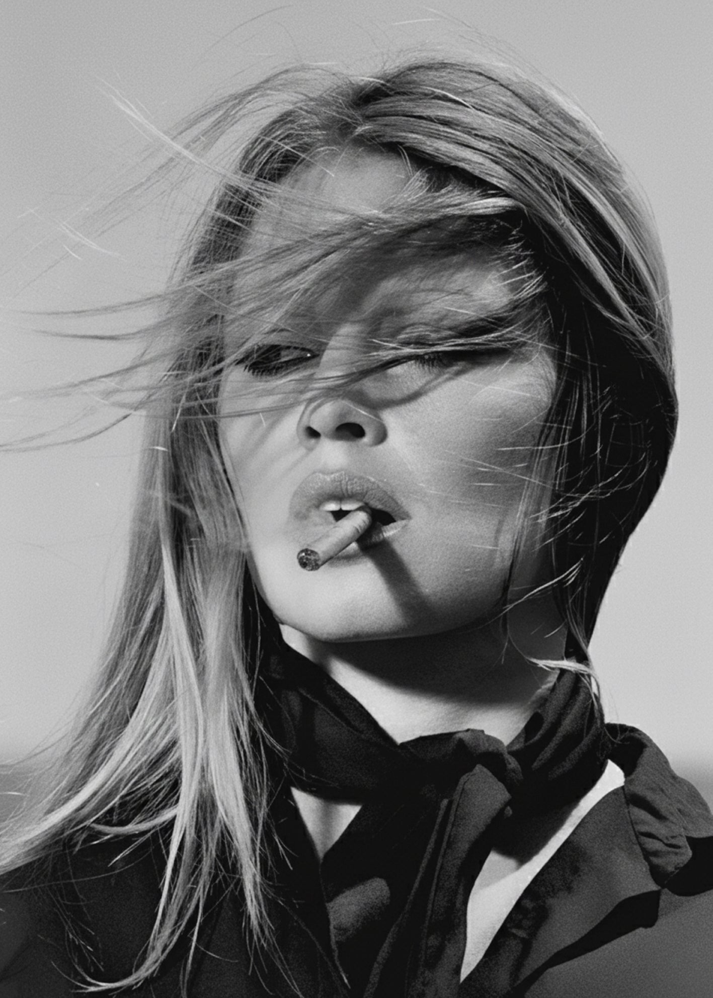 Smoking Cigar, Brigitte Bardot (1971)