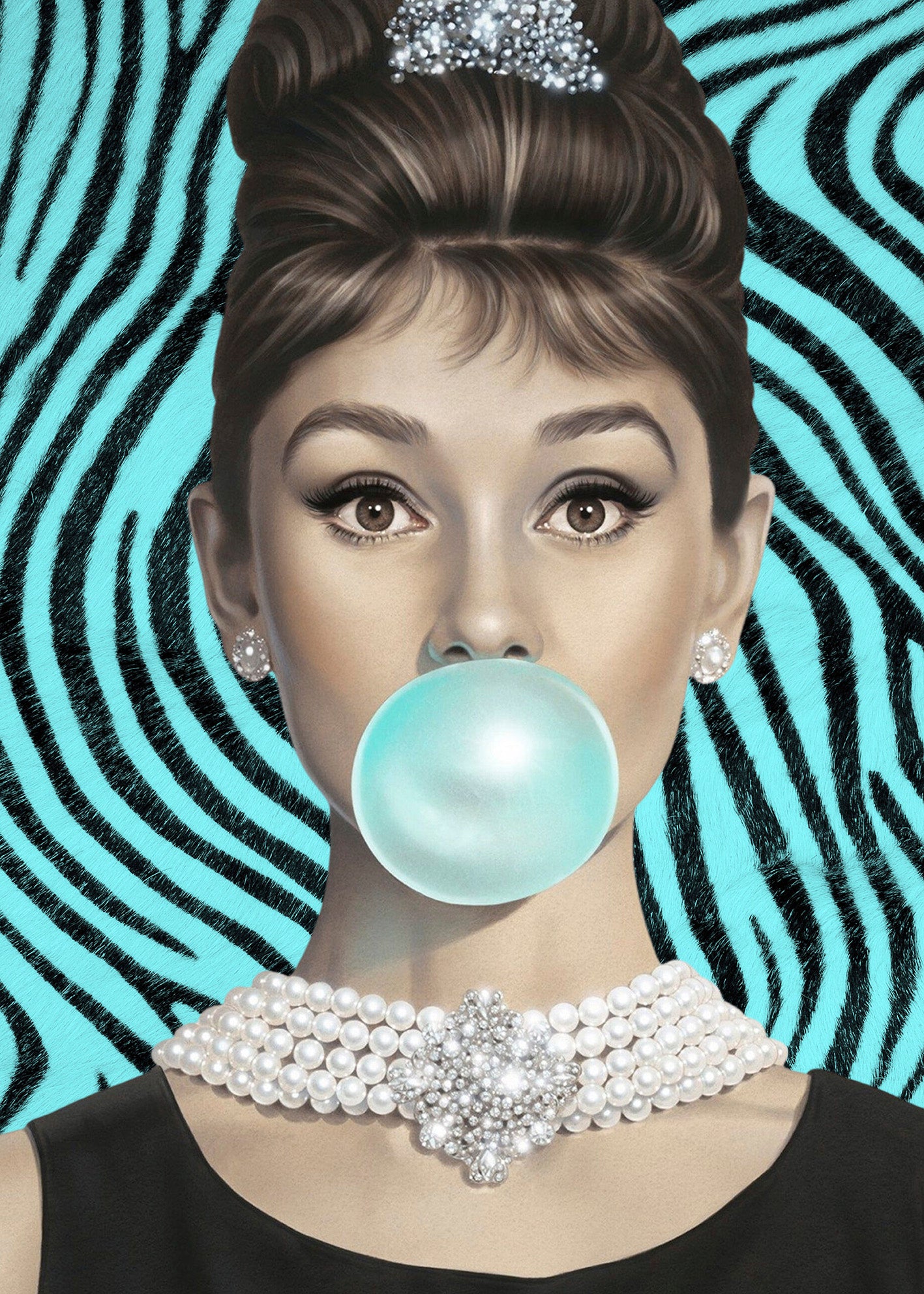 Zebra Hepburn Gum