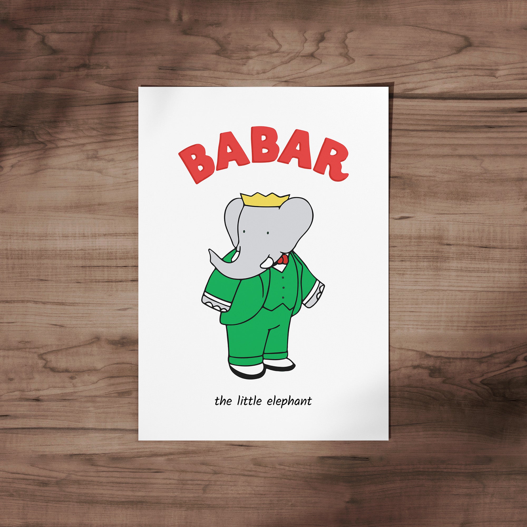 Babar The Little Elephant (White)