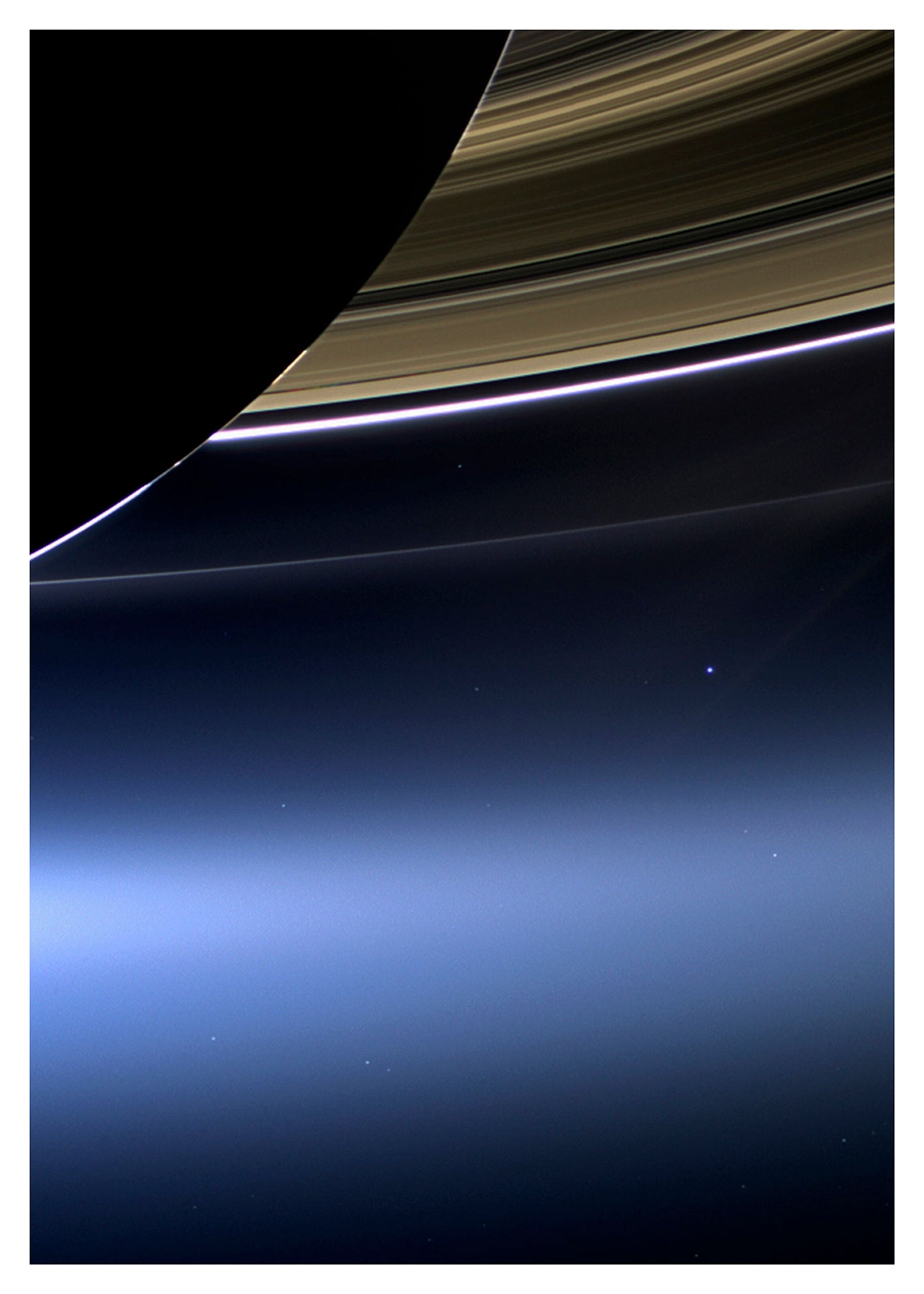 Cassini's Pale Blue Dot