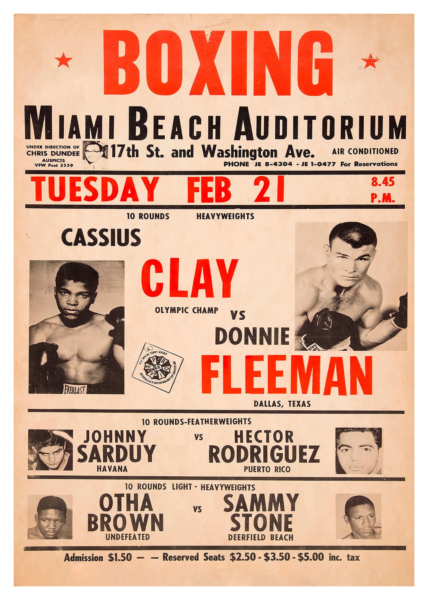 Cassius Clay vs Fleeman