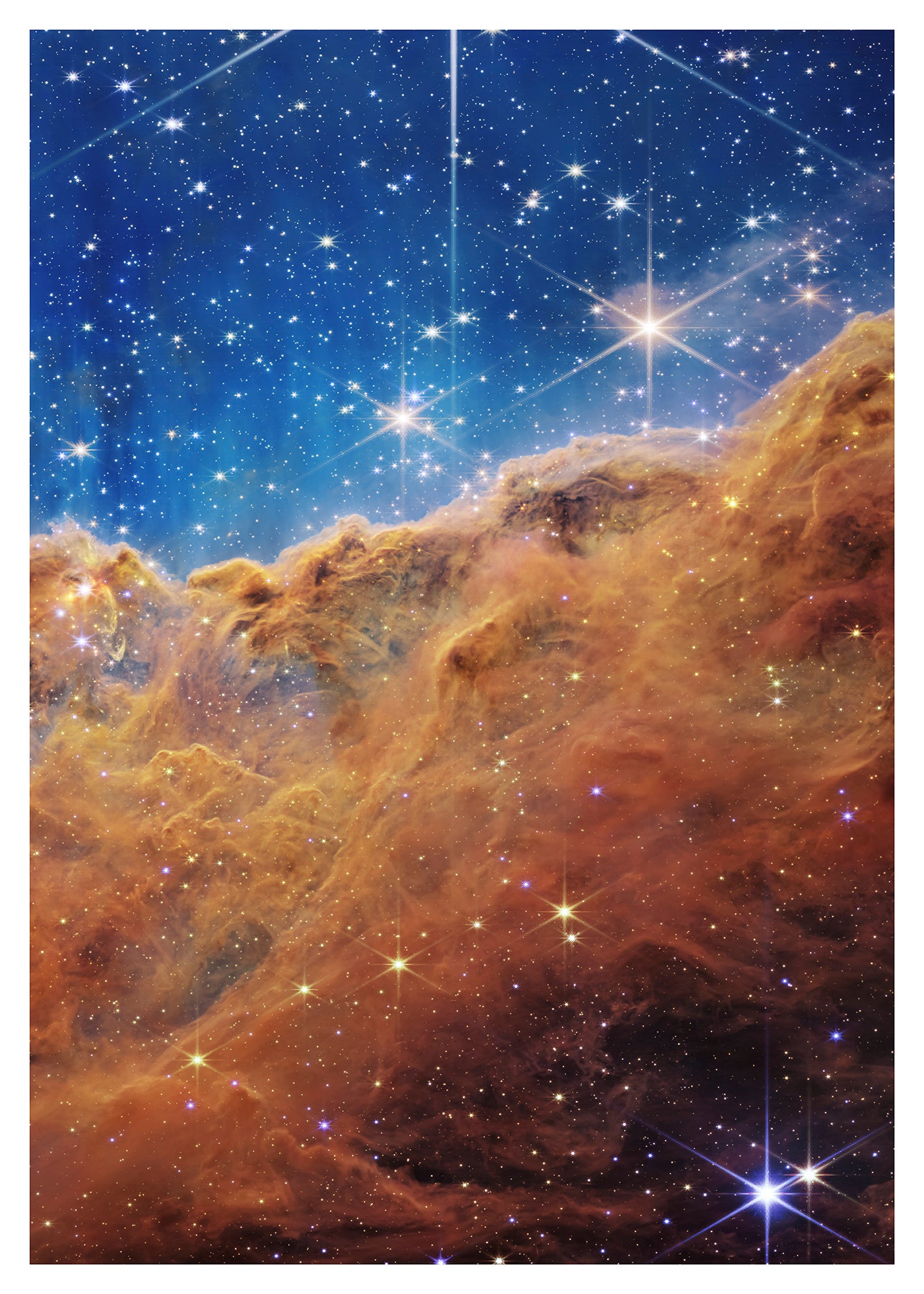 Cosmic Cliffs Of Carina Nebula Three