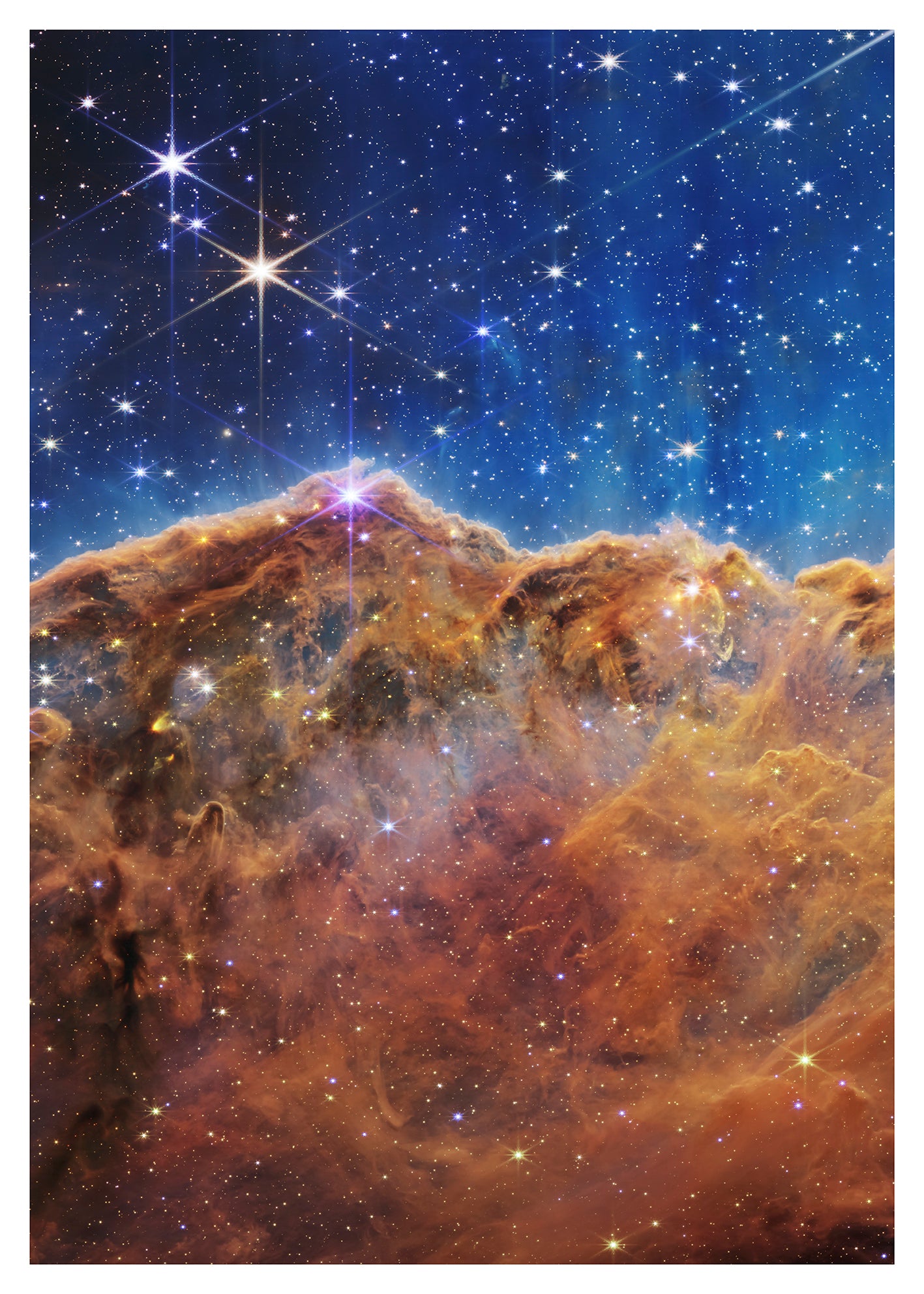 Cosmic Cliffs Of Carina Nebula Two