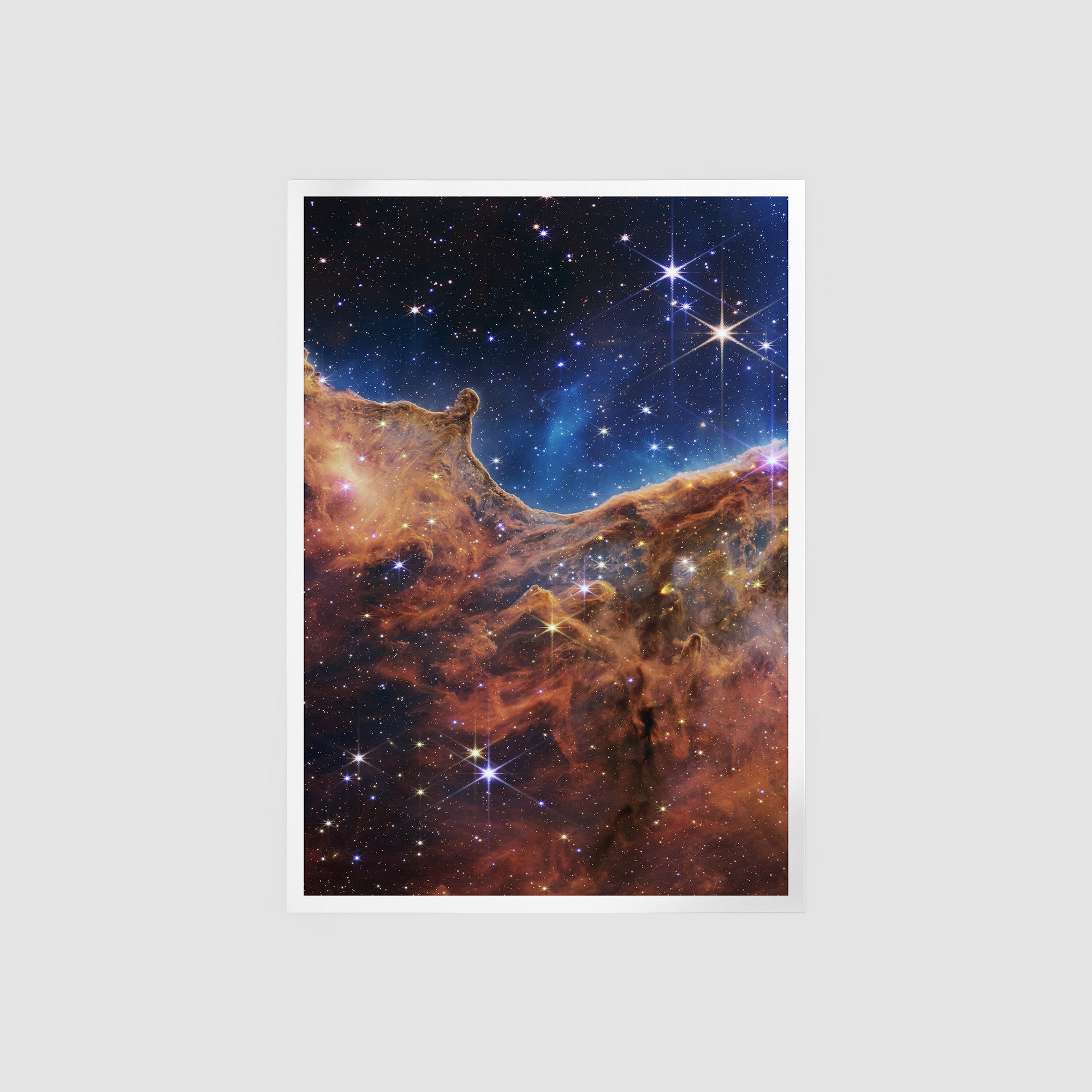 Cosmic Cliffs Of Carina Nebula One