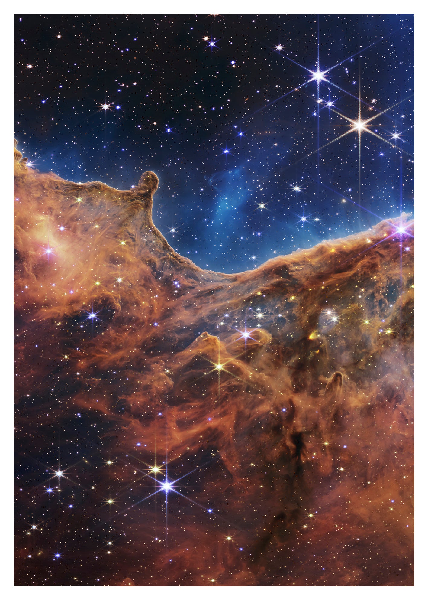 Cosmic Cliffs Of Carina Nebula One