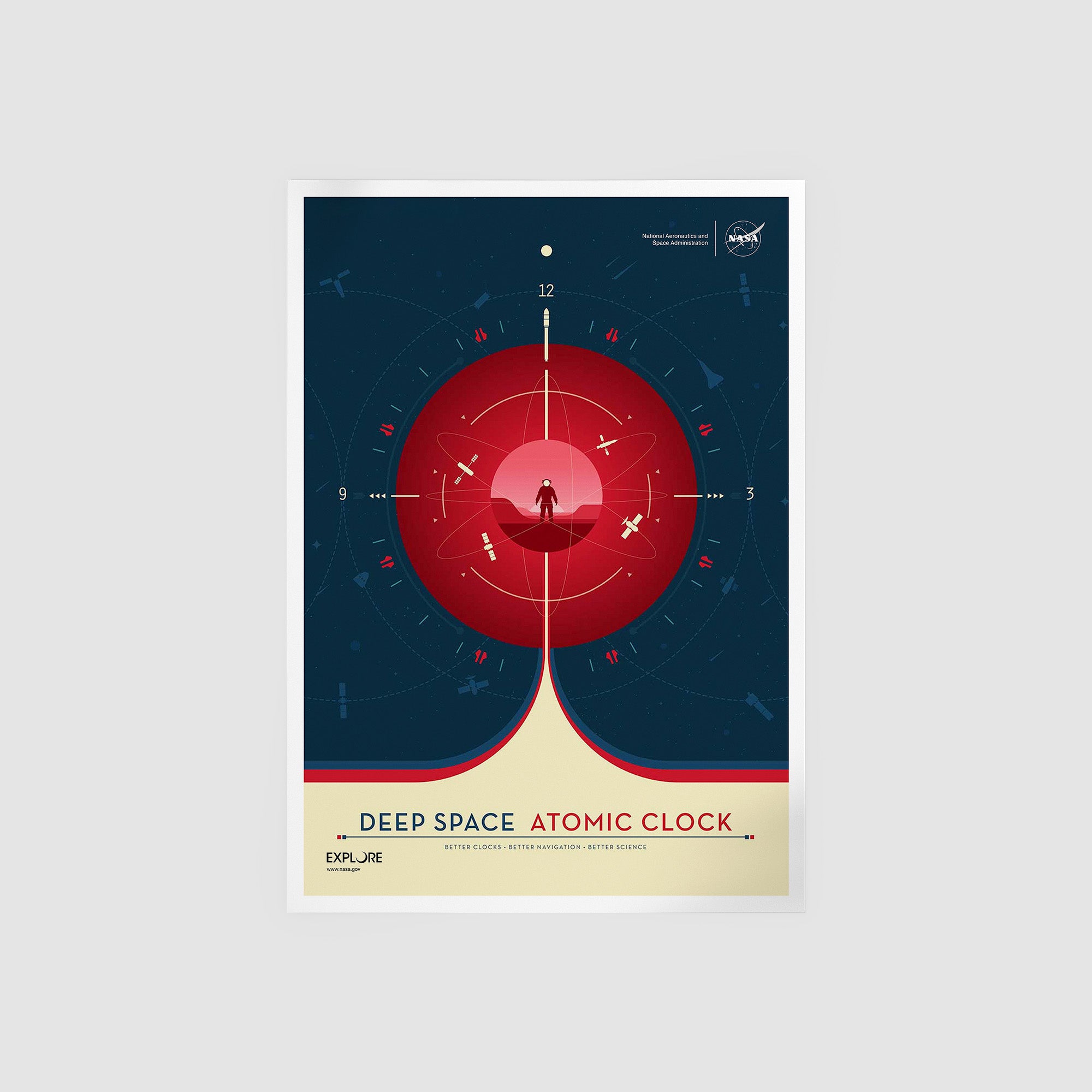 Deep Space Atomic Clock (Red)