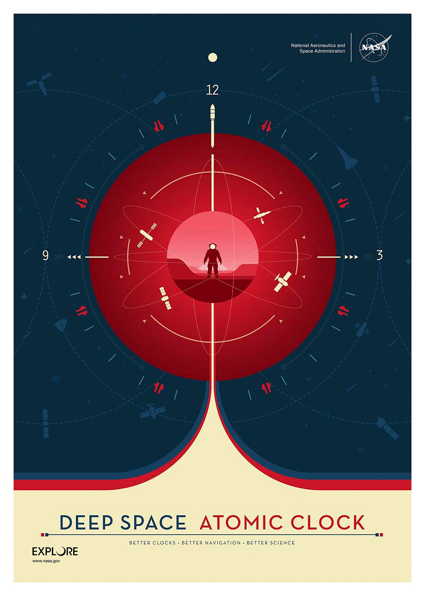 Deep Space Atomic Clock (Red)