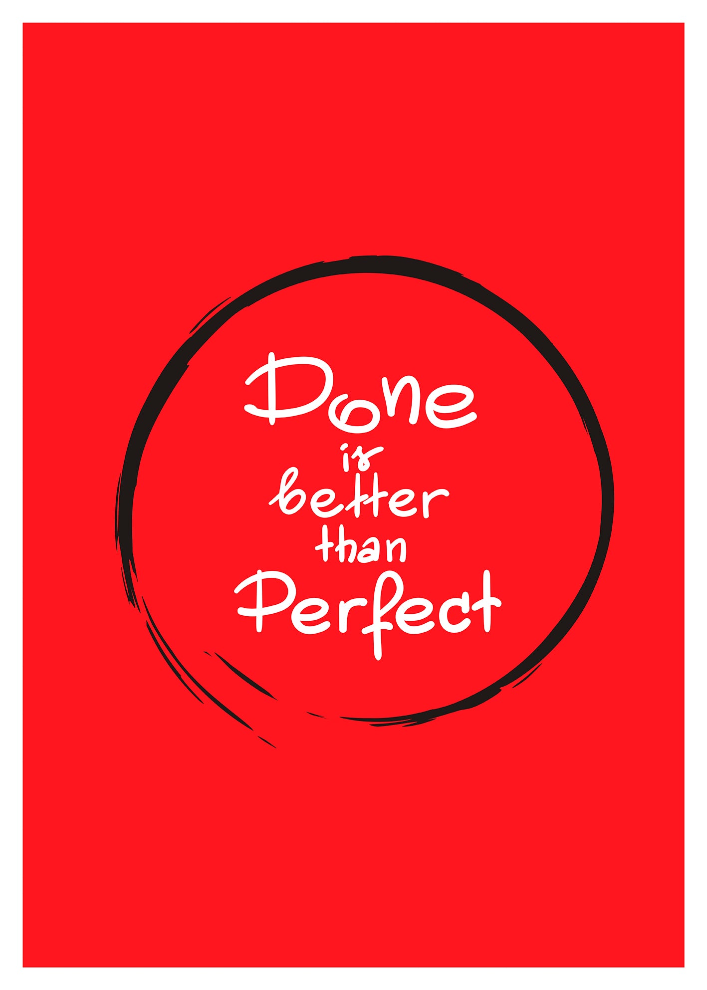 Done Is Better Than Perfect