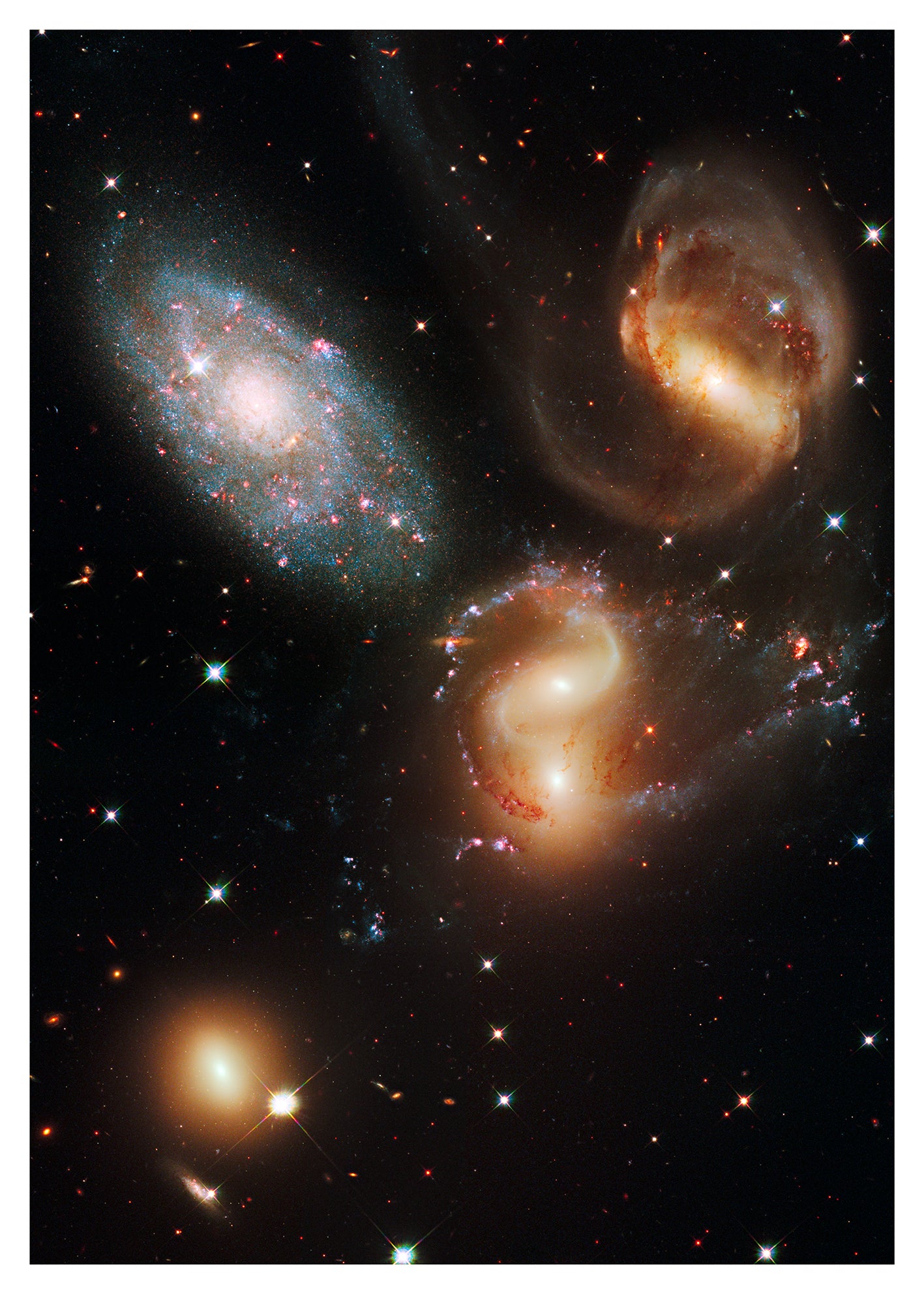 Galactic Wreckage In Stephan's Quintet