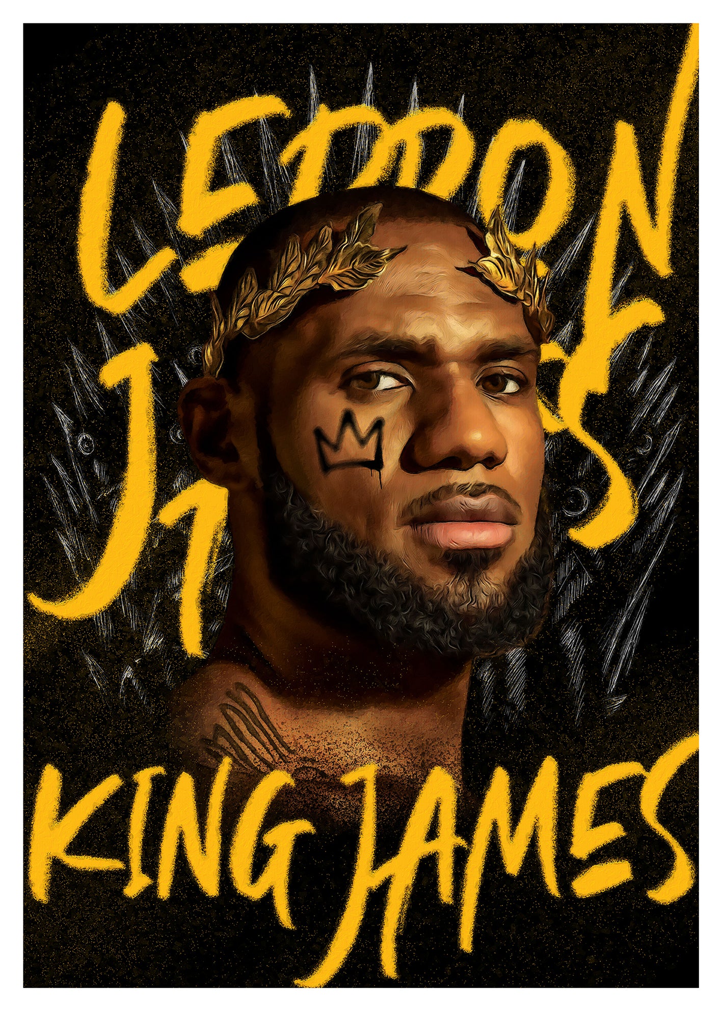 Golden Crowned LeBron James