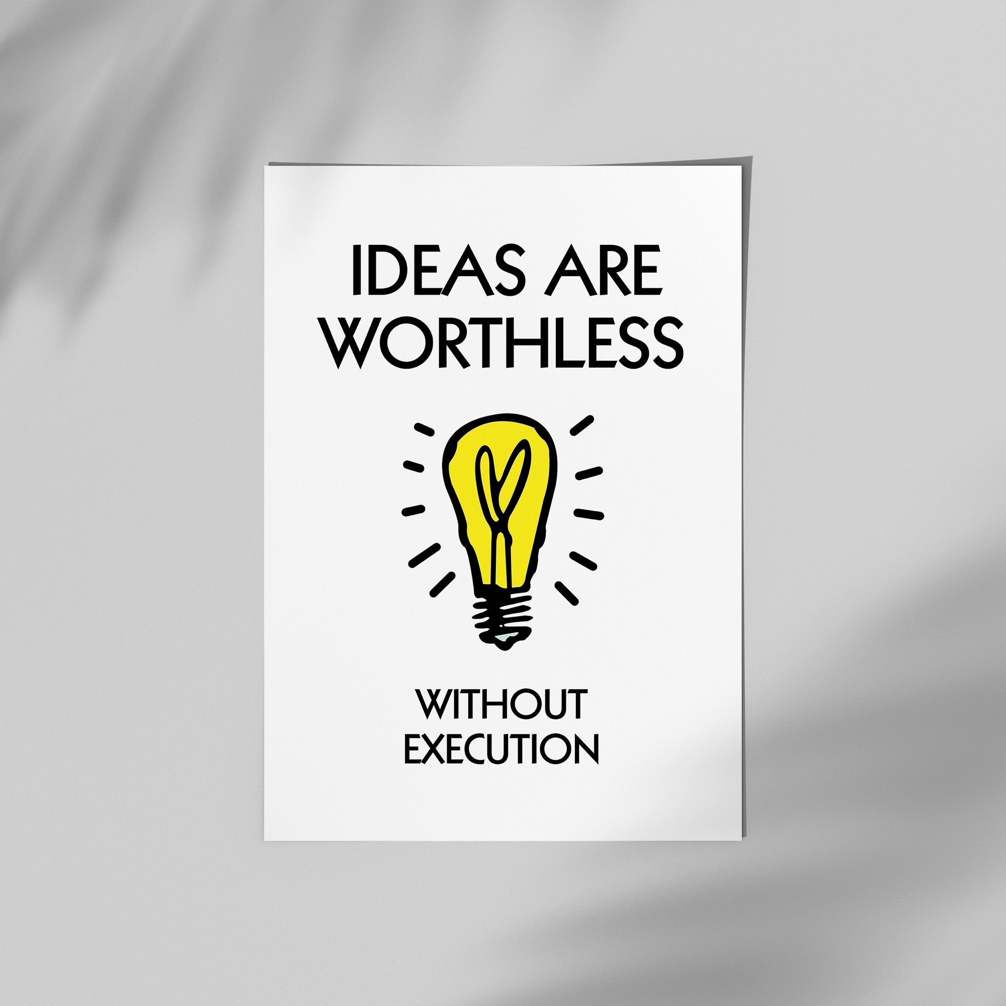 Ideas Without Execution