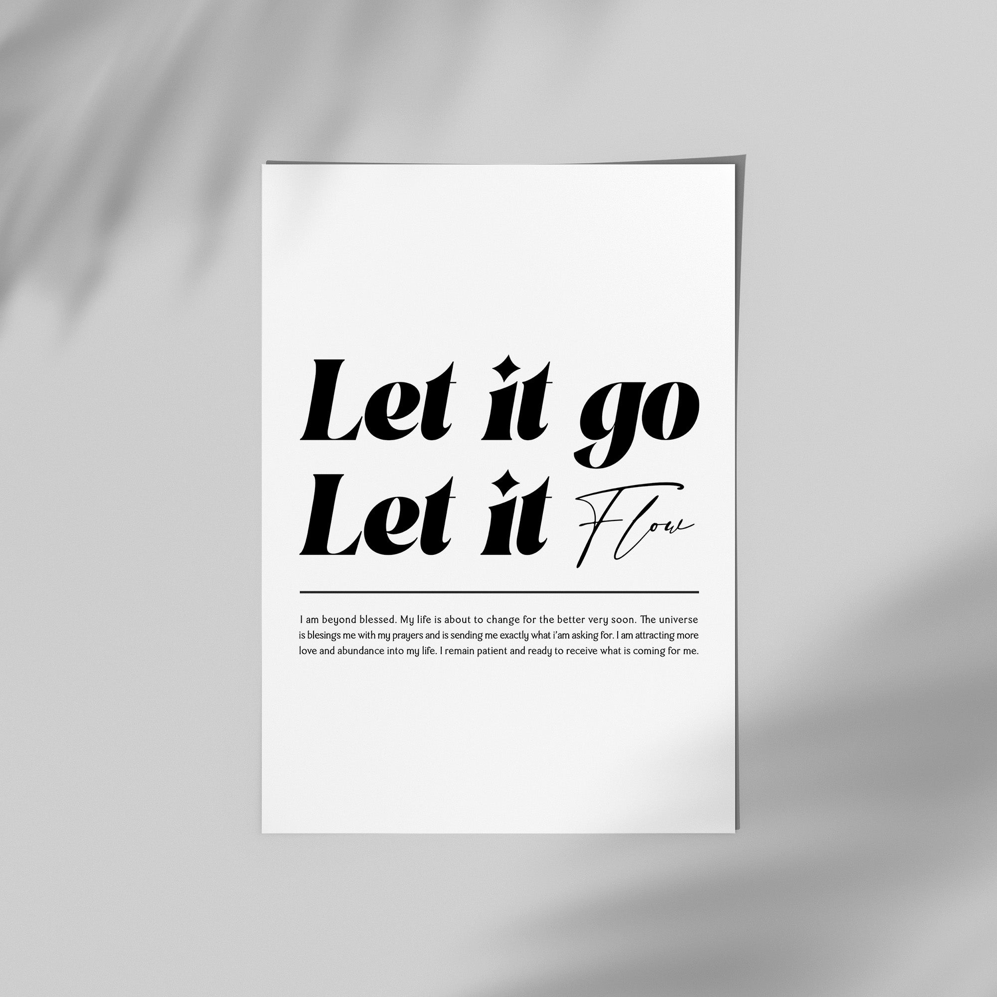 Let It Go Let It Flow