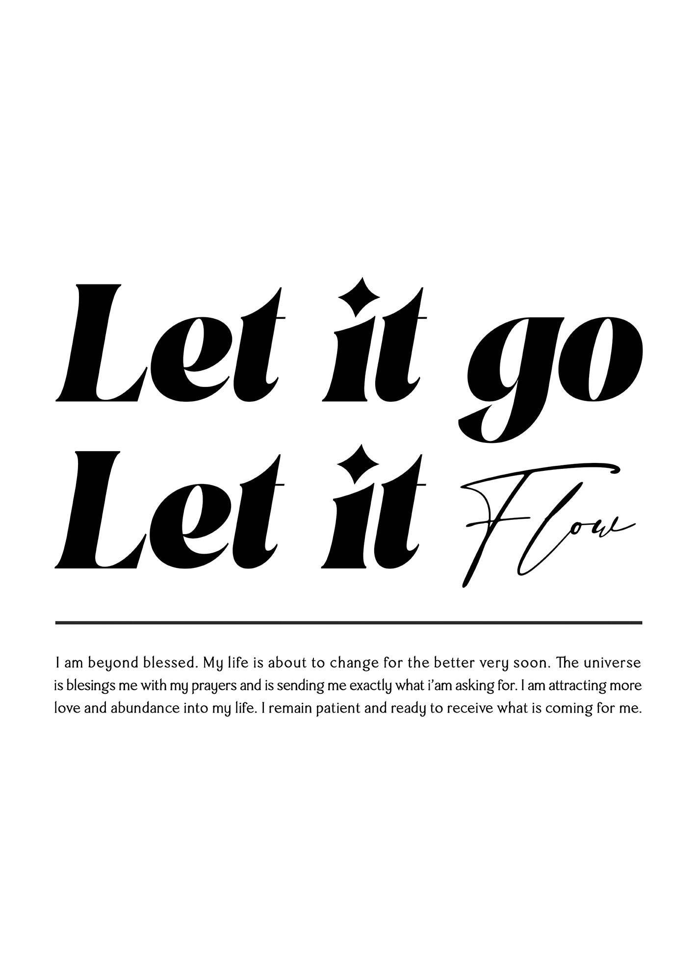 Let It Go Let It Flow