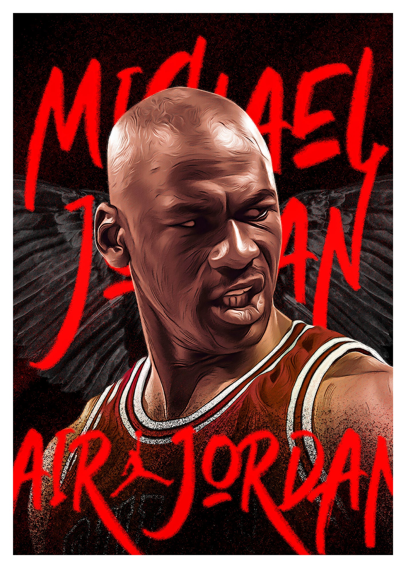 Michael Air Jordan Red Tribute