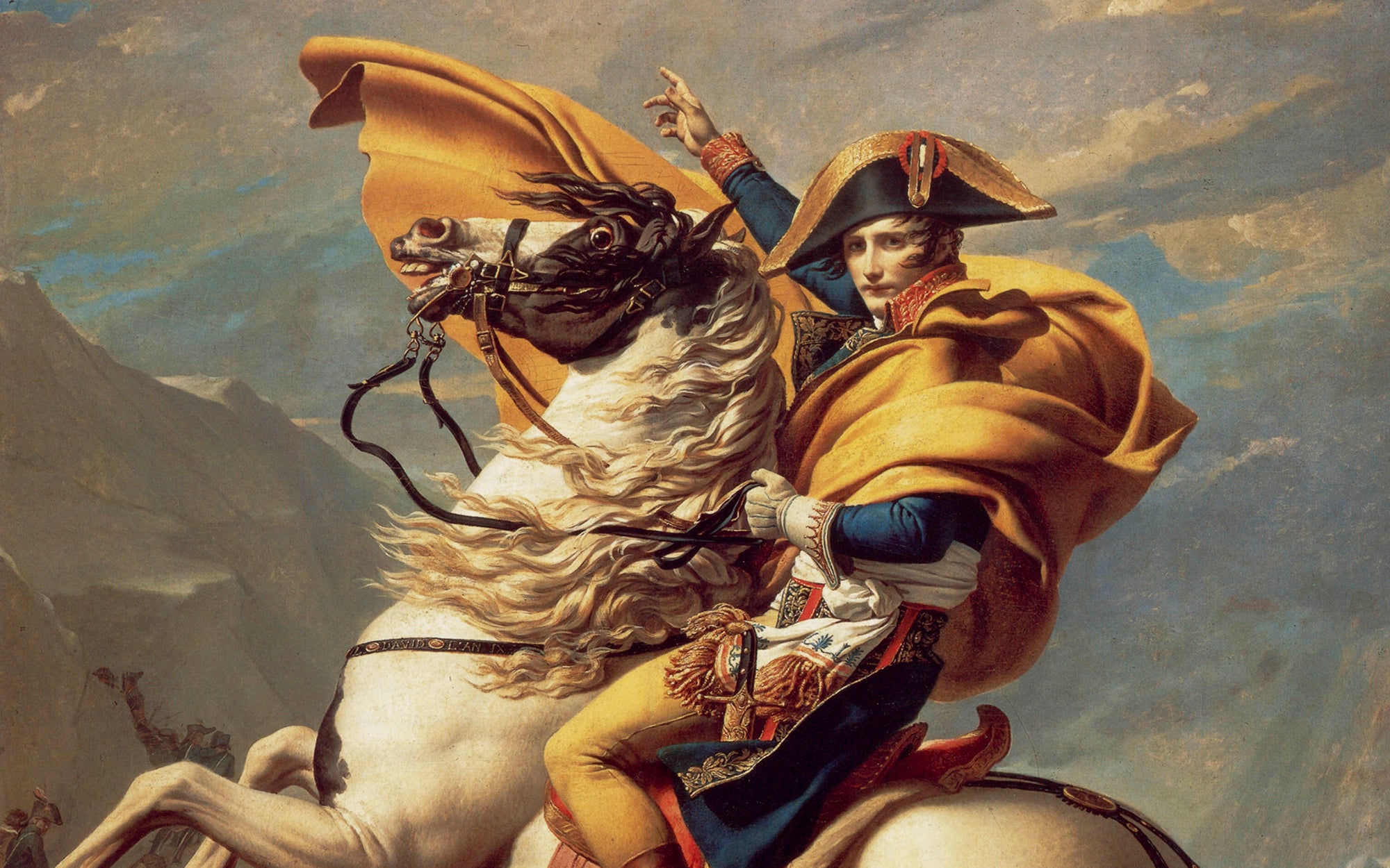 Napoleon crossing the Alps