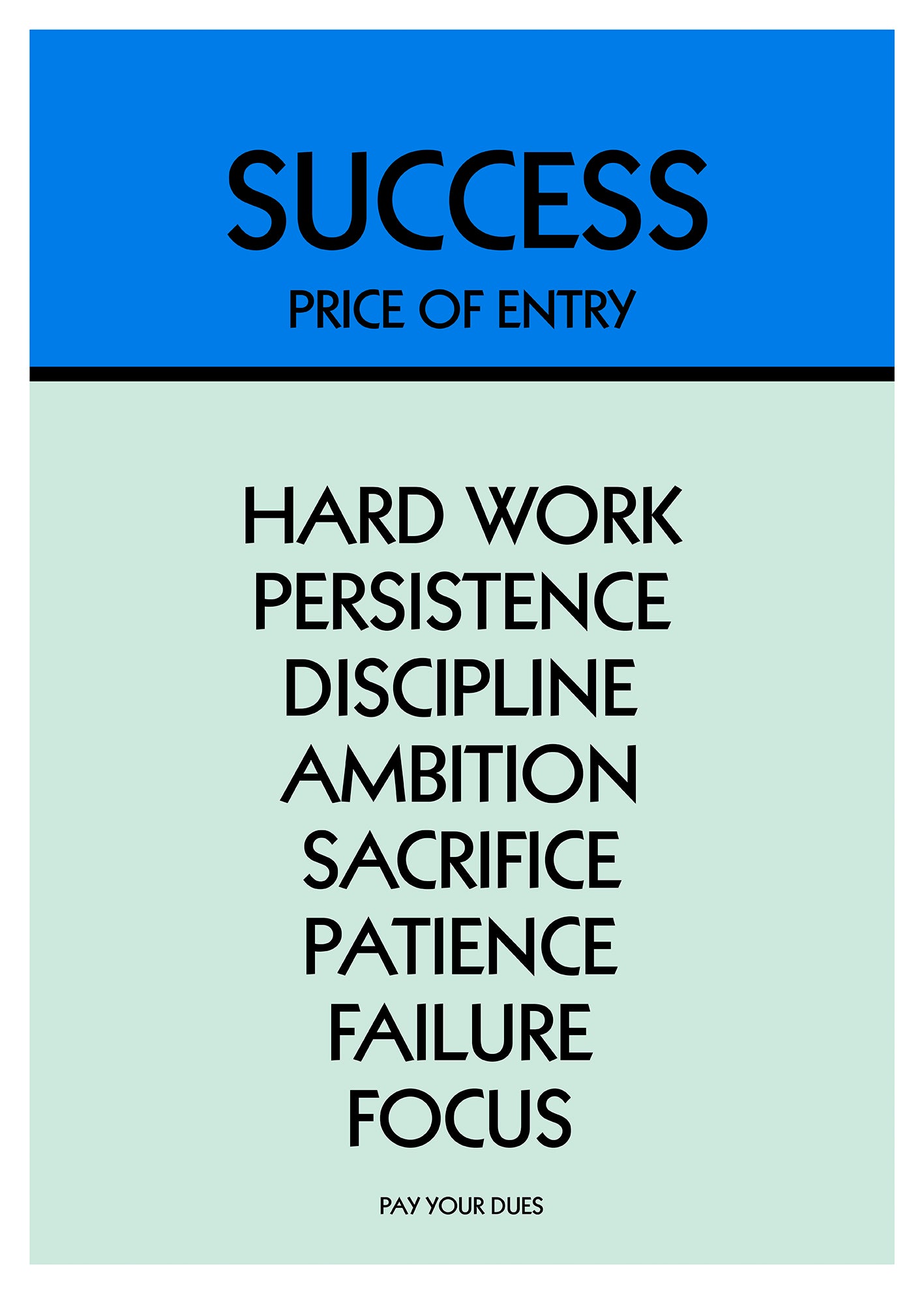 Price For Success