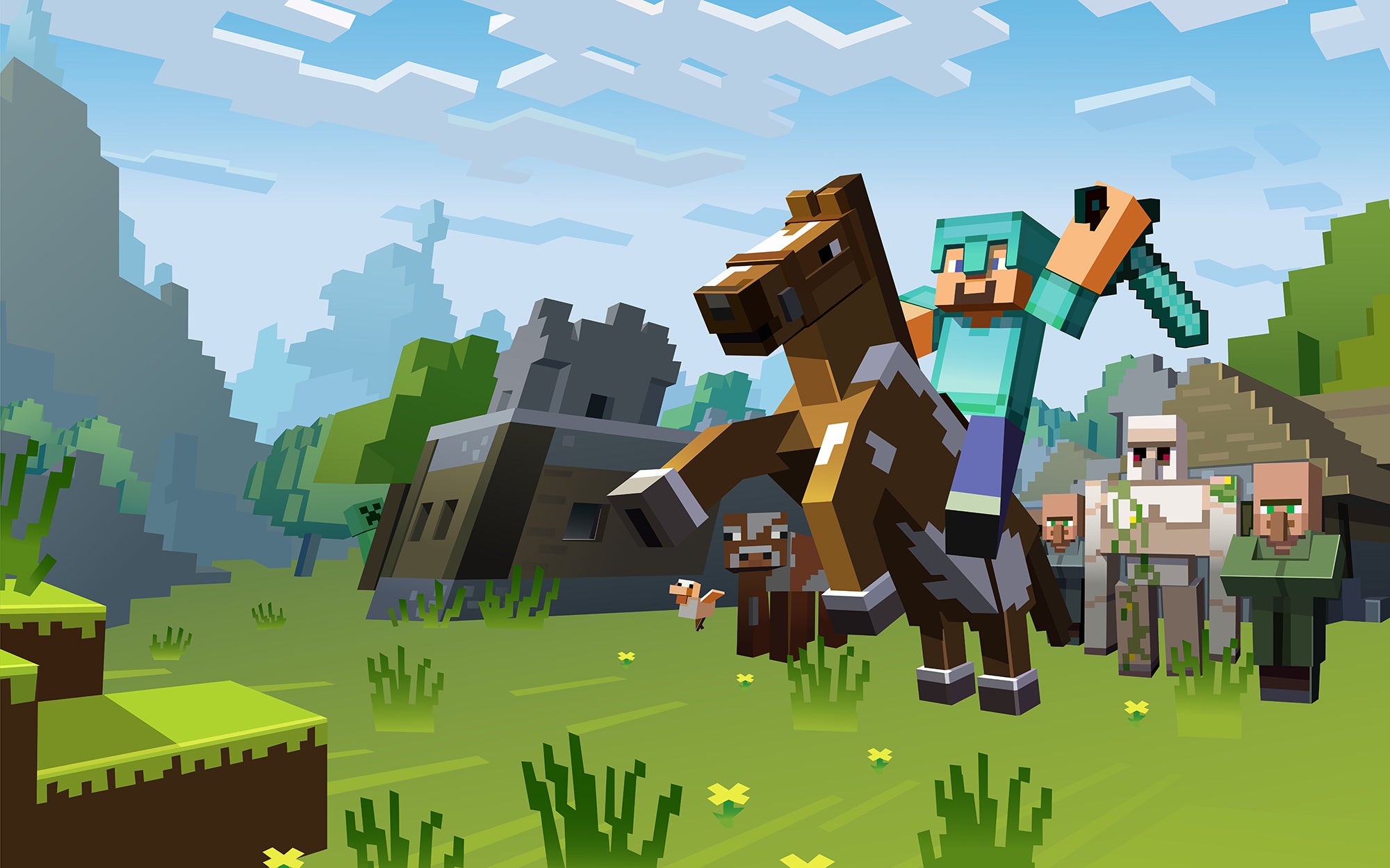 Minecraft Steve Wallpaper Related