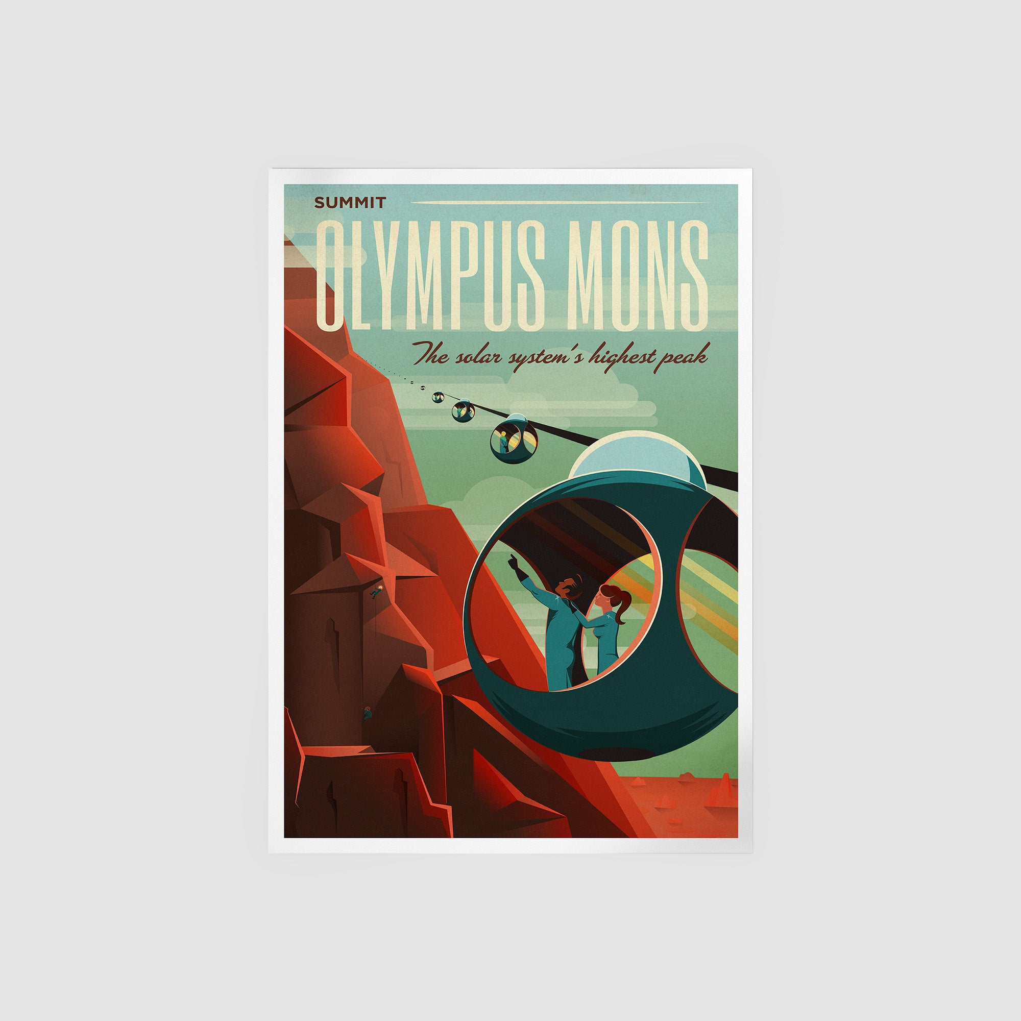 Summit Olympus Mons